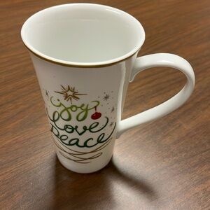 222 Fifth‎ Joy Love Peace mug